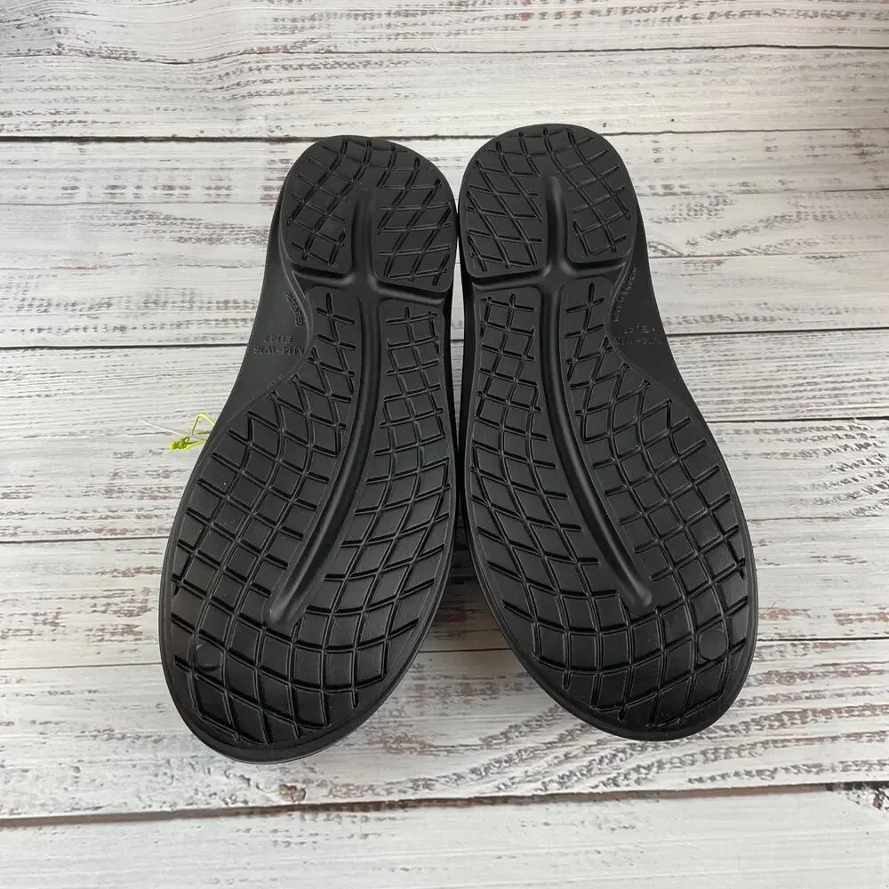 Oofos OOcloog Mens US 14 Recovery Clogs Black Slip In